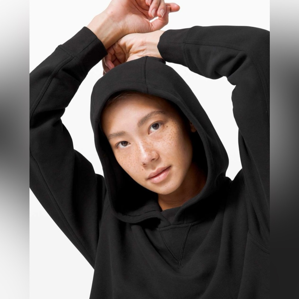 Lululemon All Yours Hoodie *Fleece In Black Size 8
